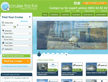 Tablet Screenshot of cruisefactor.co.nz